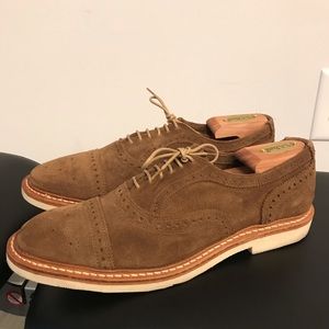 Allen Edmonds Strandmok brown suede 9D
